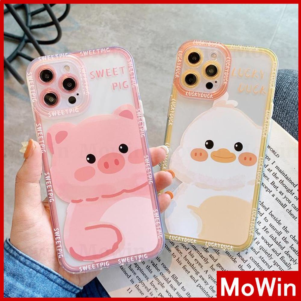iPhone Case Silicone Soft Case Clear Case Square Edge Angel Eyes Camera Full Coverage Protection Shockproof Pink Yellow Cartoon Cute Style For iPhone 13 Pro Max iPhone 12 Pro Max iPhone 11 Pro Max iPhone 7 Plus iPhone XR XS MAX 7 7/8/S X/XS Pro Max Plus