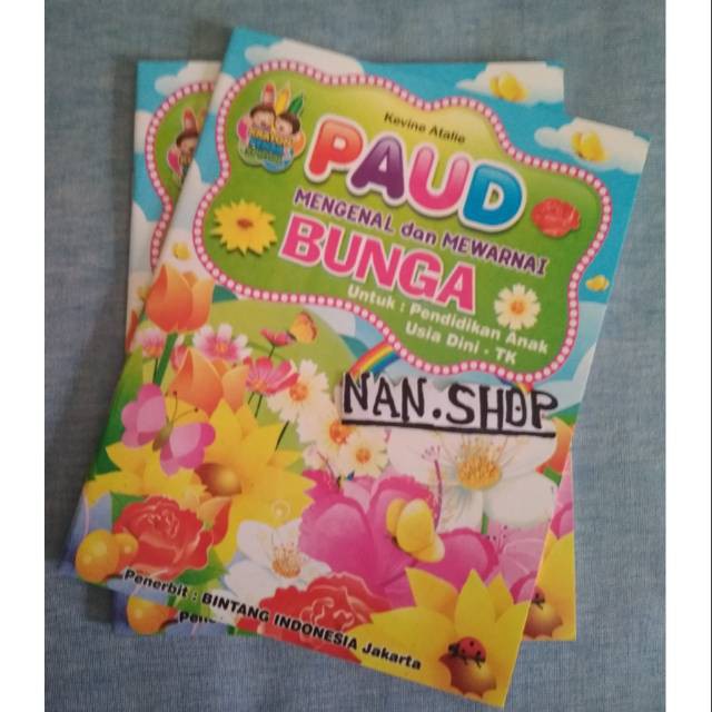 PAUD*Mengenal dan Mewarnai Bunga, PAUD/TK Terlaris Terlaris