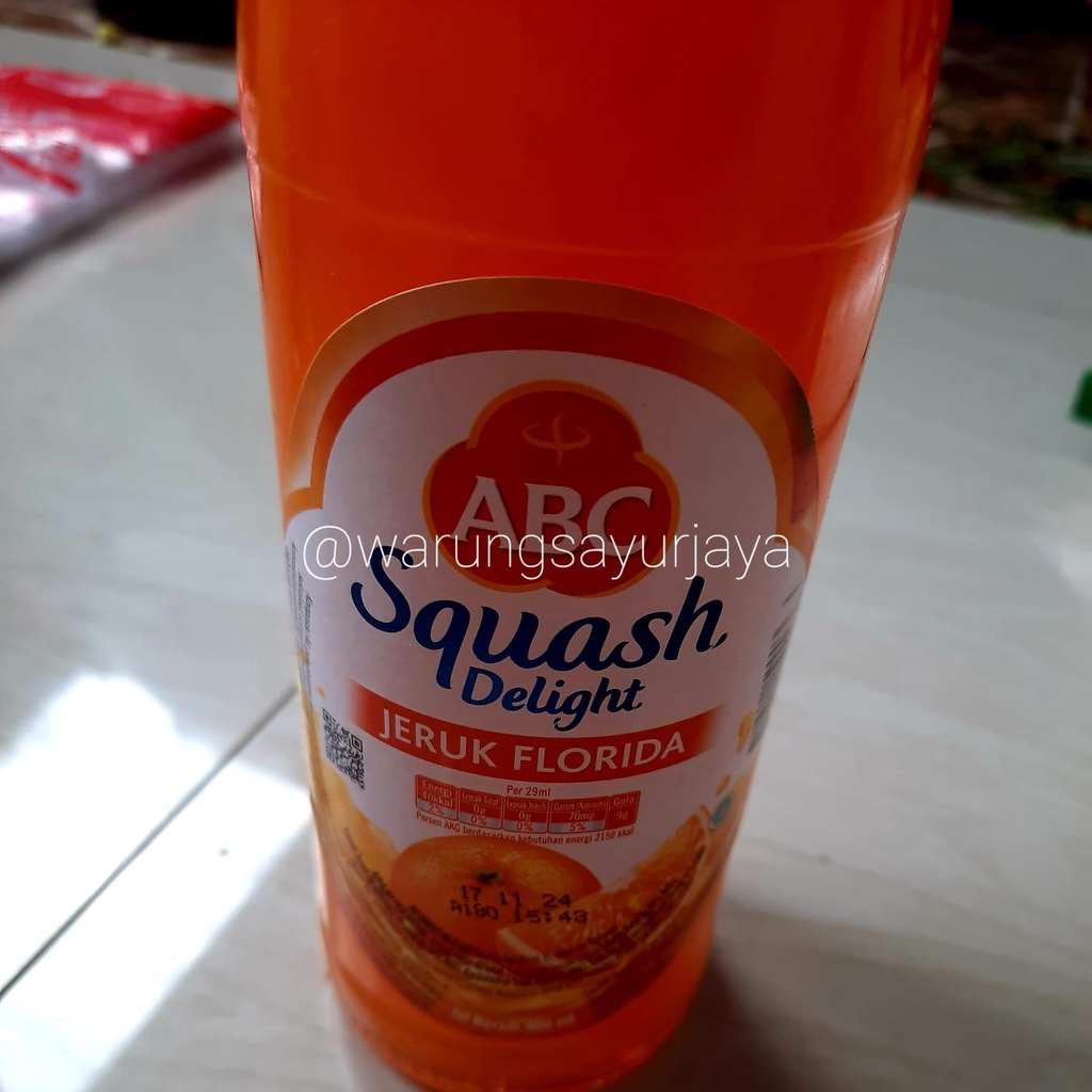 

ABC Squash Delight Sirup Jeruk Florida / Botol