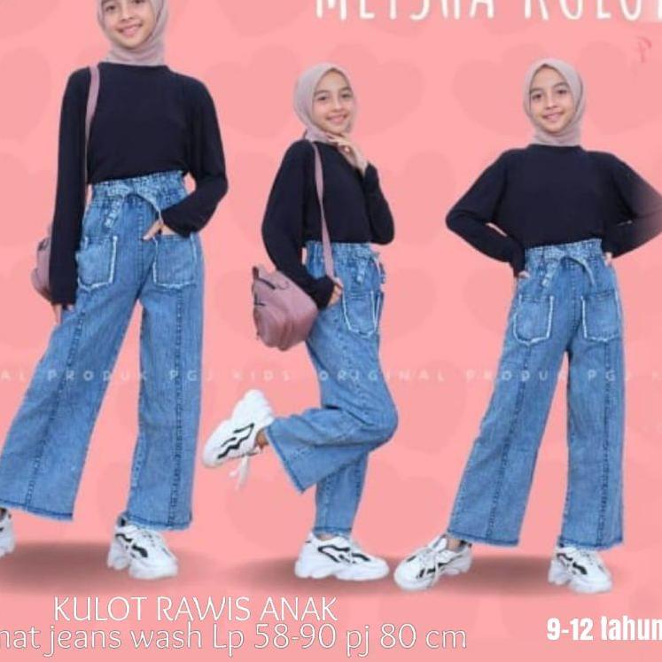 [VC361] KULOT JEANS ANAK UMUR 9-12 TAHUN 534DYWZ