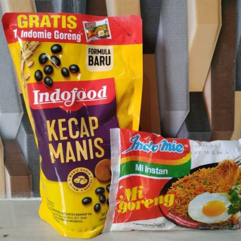 Kecap indofood 520 ml free indomie goreng