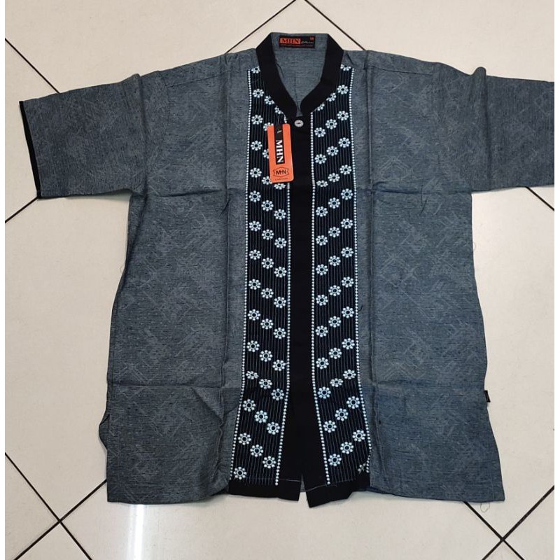 BAJU KOKO TANGAN PENDEK WARNA SUTRA JAGUART MURAH ll BAJU MUSLIM 01