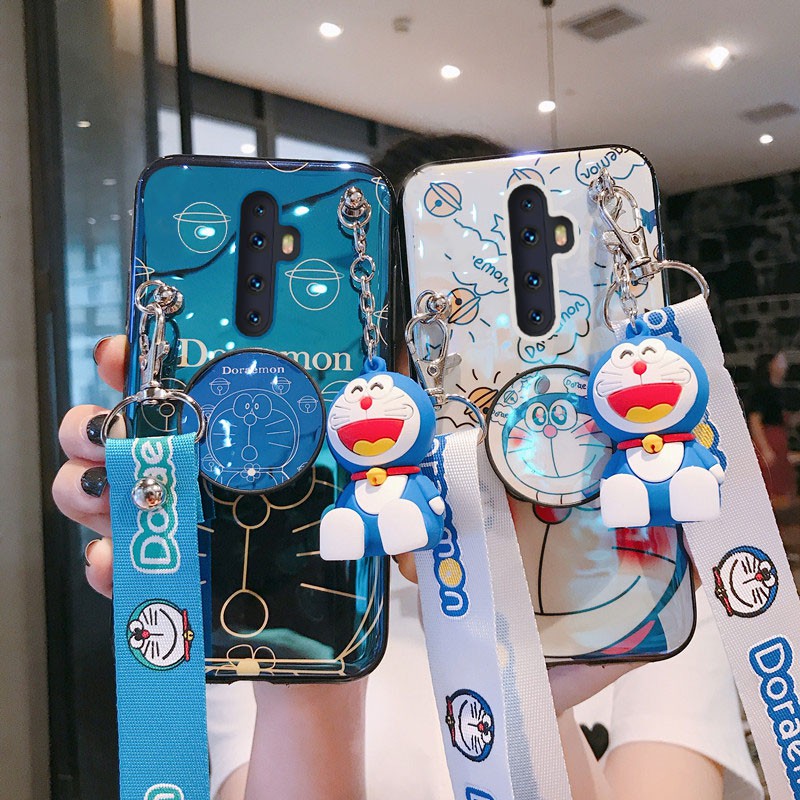  Kesing  Ponsel OPPO Reno 2F 2Z TPU Doraemon  Cartoon 