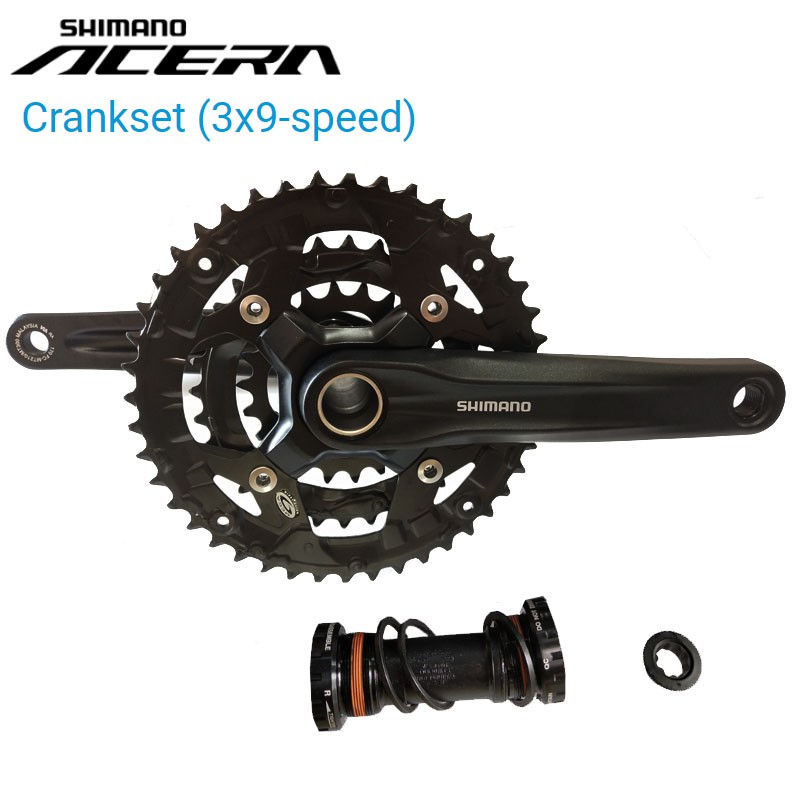 shimano acera crankset 9 speed