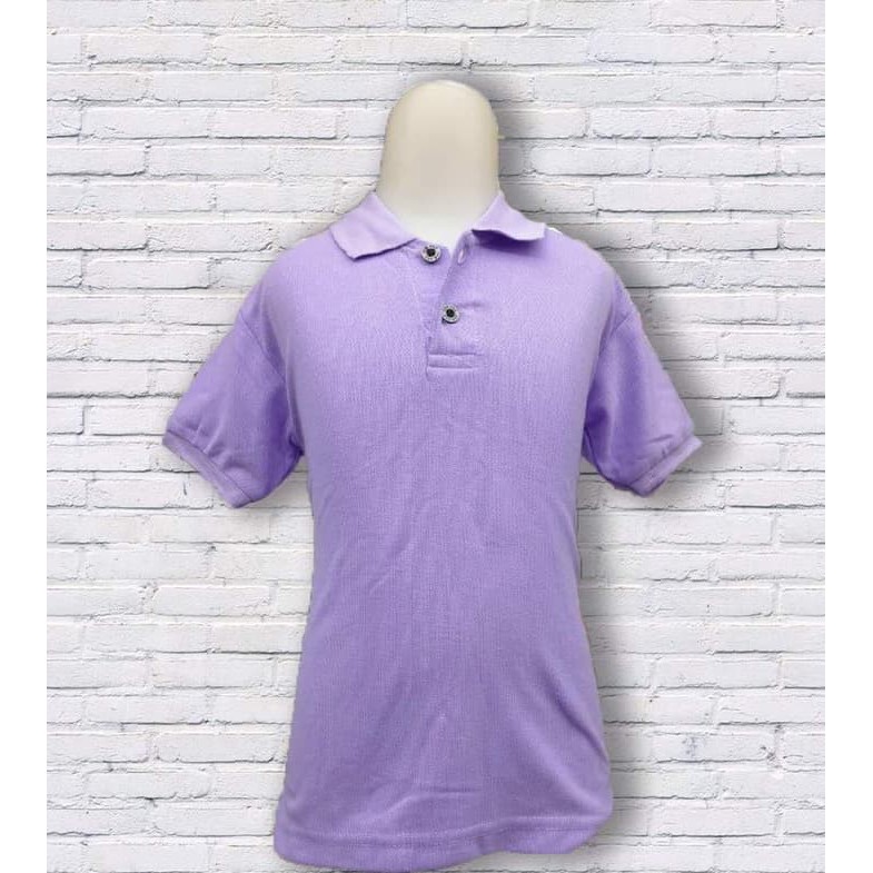 POLO ANAK WARNA UNGU MUDA  - KAOS  BERKERAH AANAK PRIA - POLO SHIRT ANAK - KAOS ANAK