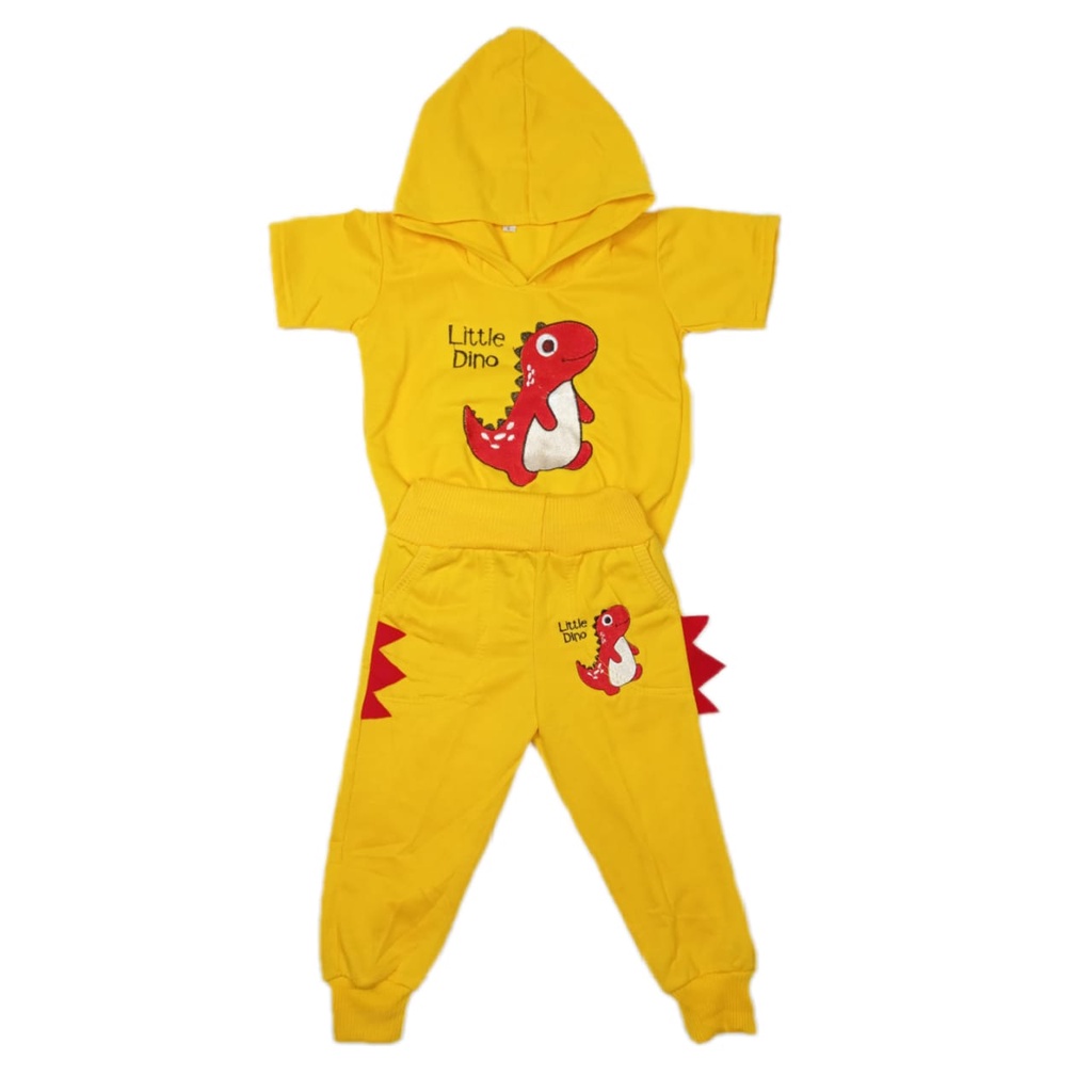 Setelan anak laki laki Baju Dinosaurus anak hoodie anak laki laki Baju anak 1-6 Tahun