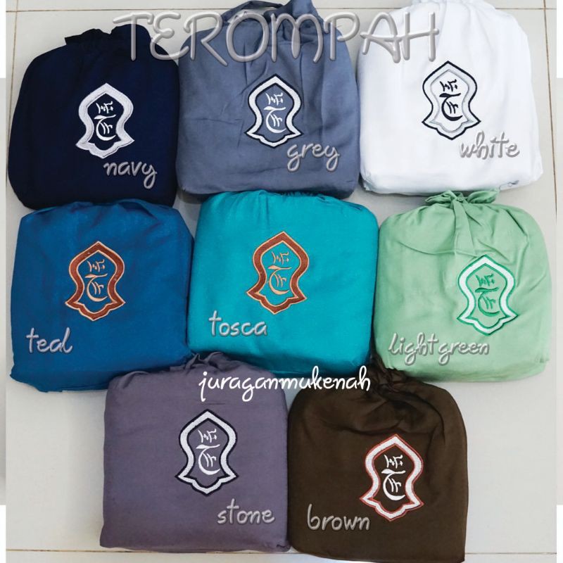 mukena hadramaut terompah