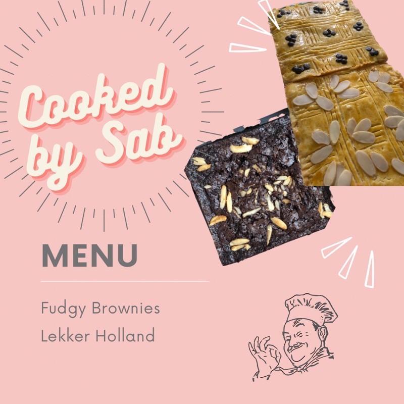 

Fudgy Brownies & Lekker Holland Cooked by Sab