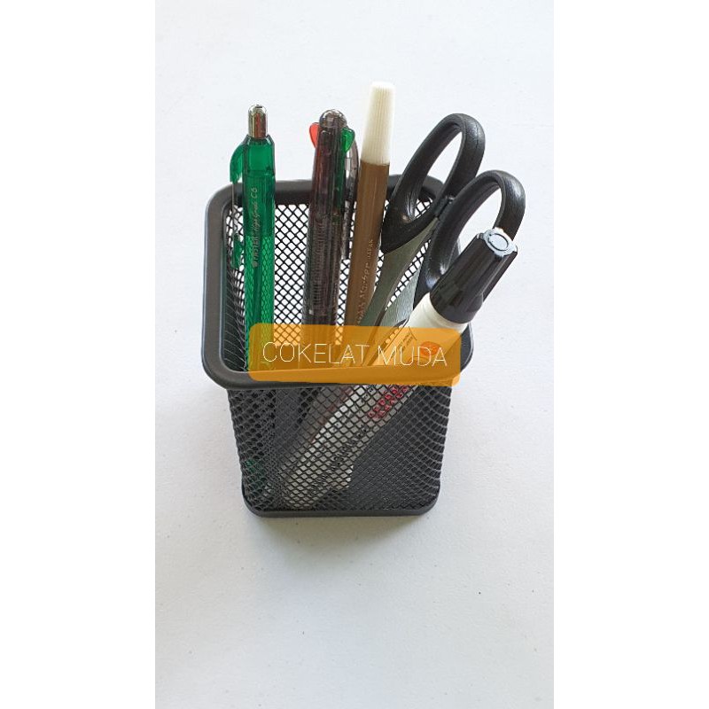 

Tempat Pensil Meja Besi Jaring Kotak Standar (Pcs)