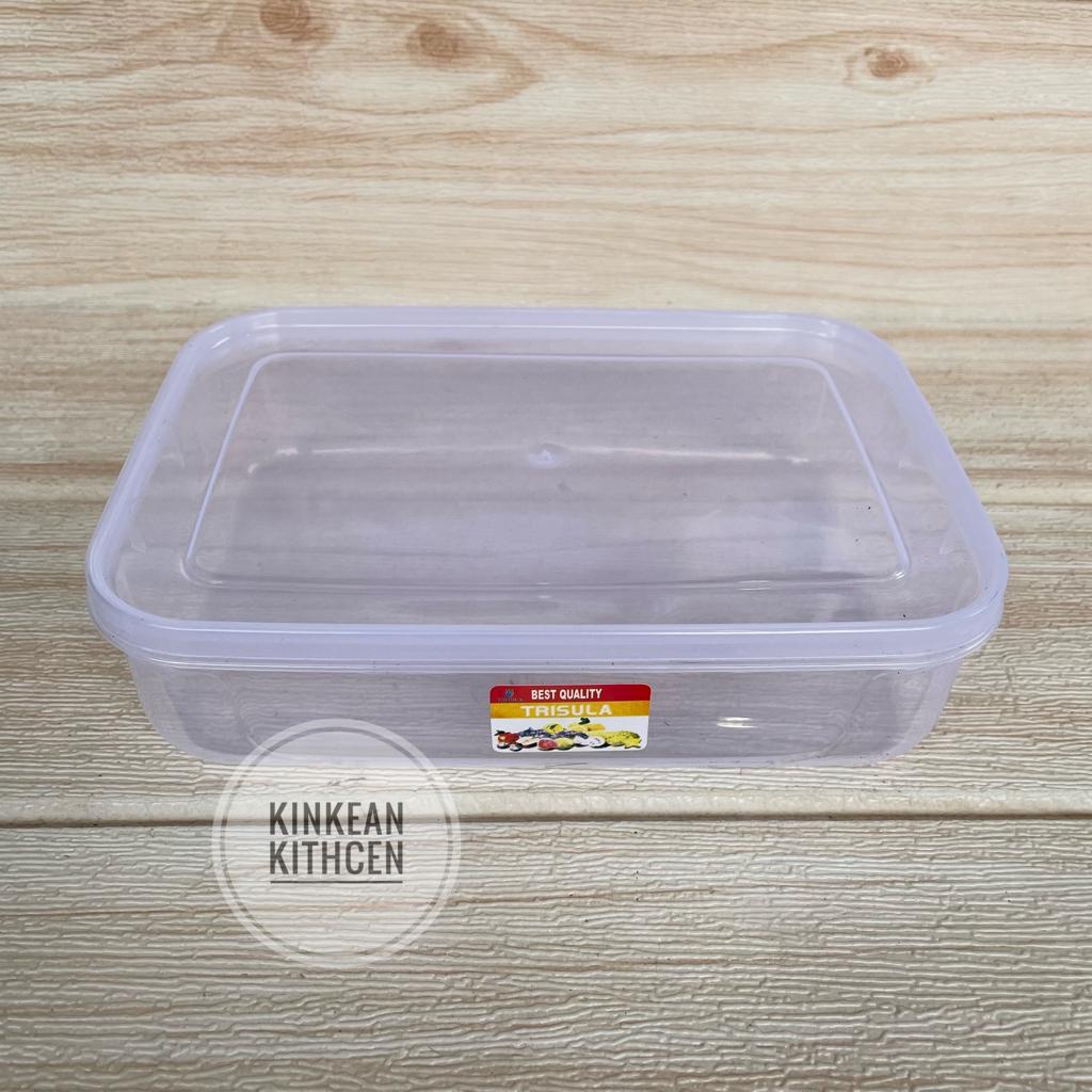 Toples Plastik Bening/Food Box Trisula 900ml