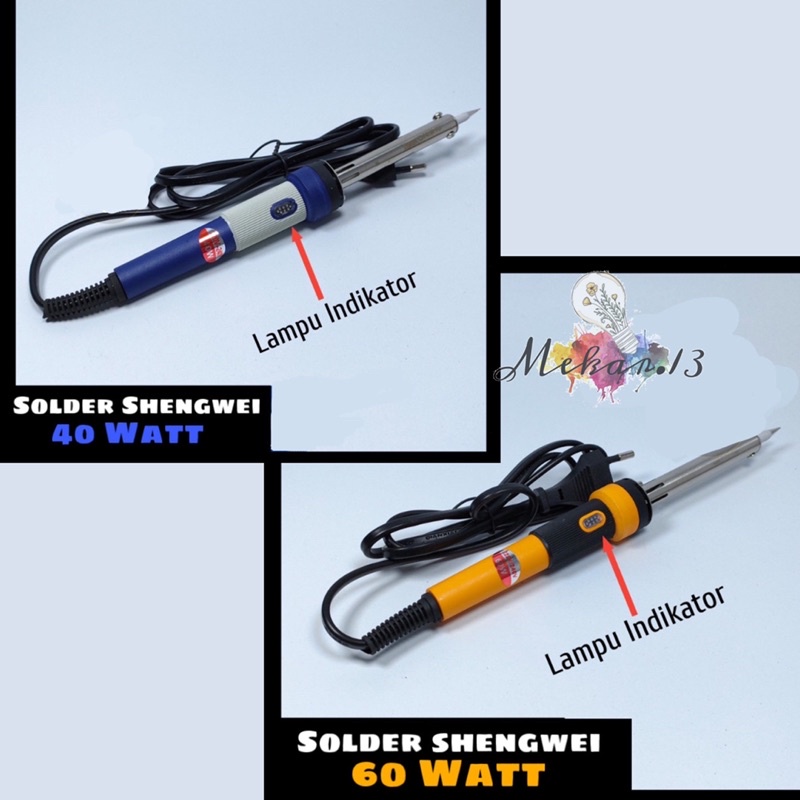 Shengwei Solder Listrik Premium 40 Watt &amp; 60 Watt / Solder Premium