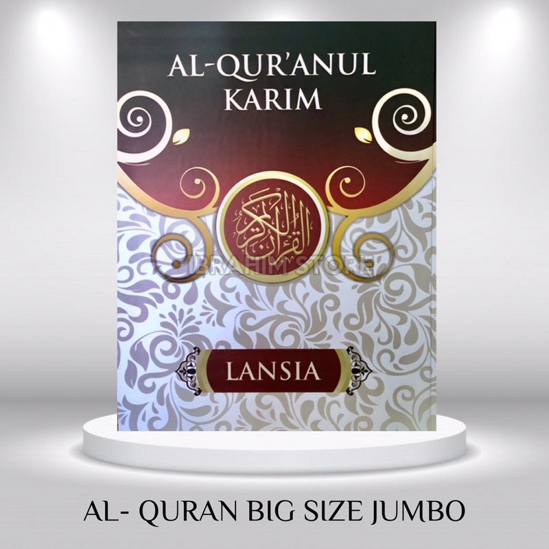 Buku Al-Qur’anul karim lansia Al-Quran untuk lansia ukuran big size jumbo