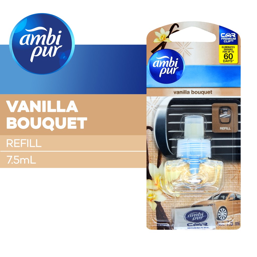 Pengharum Mobil Parfum Mobil Pewangi Ruangan Vanilla Bouquet Refill 7,5 ml