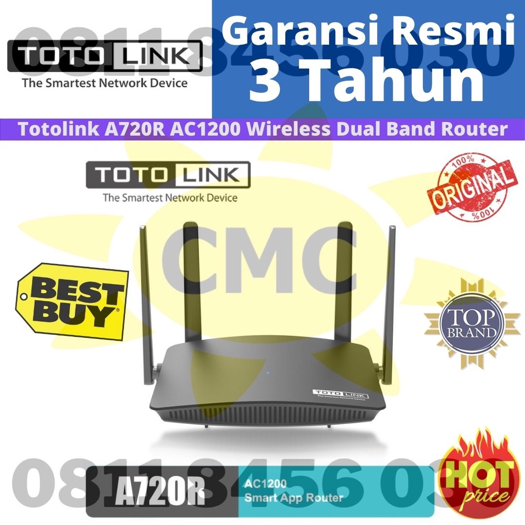 TOTOLINK A720R AC1200 Wireless Dual Band Router