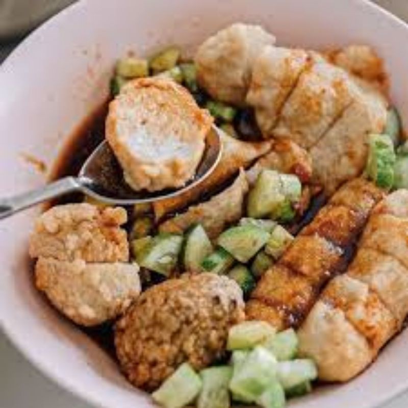 

Pempek abah kumis 50rb isi 20