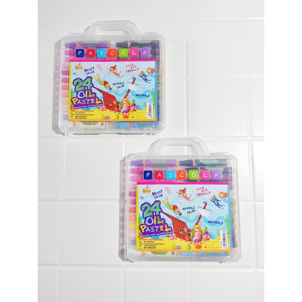 (SET) Crayon Pascola 24W / Krayon pascola 24 Warna / Krayon Murah