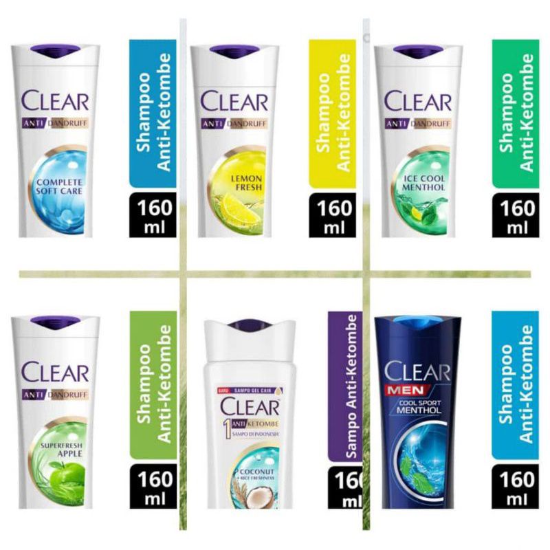 CLEAR Anti Dandruff Shampoo 160ml