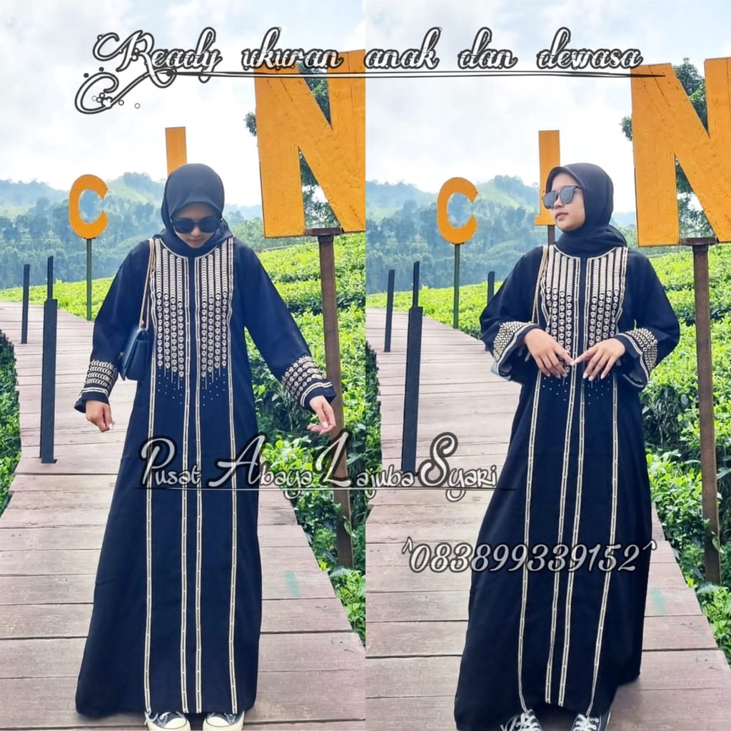 murah gamis bordir turkey-jubah bordir turkey- busana muslim - abaya bordir remaja terbaru-abaya bordir arab kekinian-abaya bordir turki terbaru-motif bordir   (BR44)