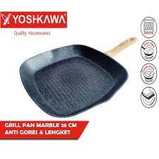 GRILL PAN MARBLE 28 CM GR-280 YOSHIKAWA