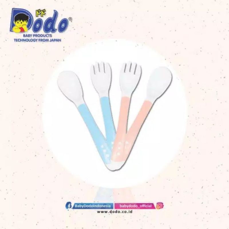 Dodo DAC-038 Cutlery Set Sendok Garpu Makan Bayi isi 2