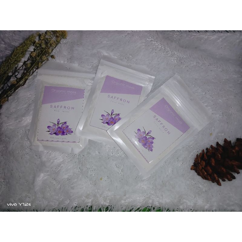 Masker Organik/Masker Safron/Masker Murah