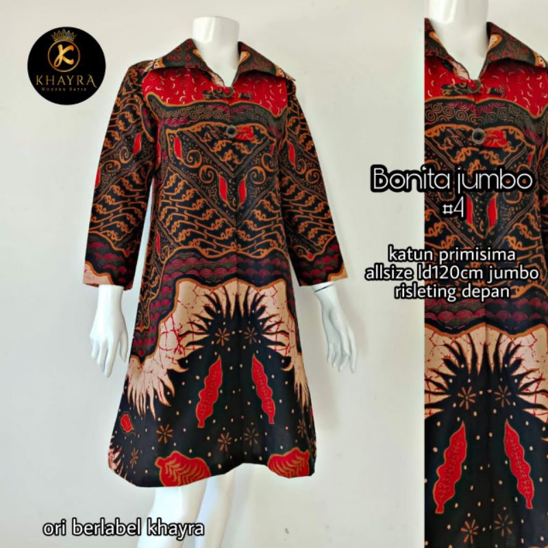 tunik bonita jumbo batik solo dress batik