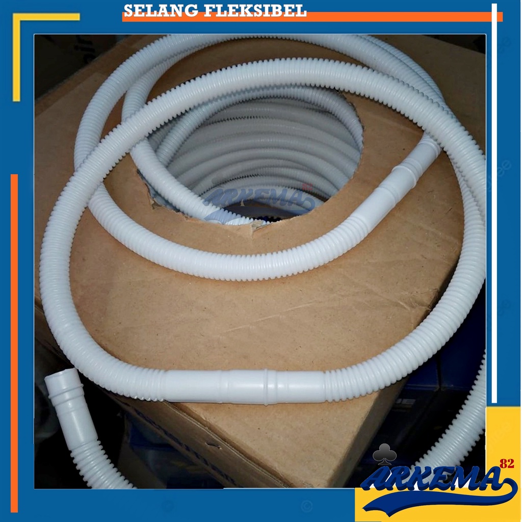 FLEXIBLE DRAIN PER METER | SELANG PEMBUANGAN AC | SELANG DRAIN / SELANG AIR MESIN CUCI | SELANG AIR