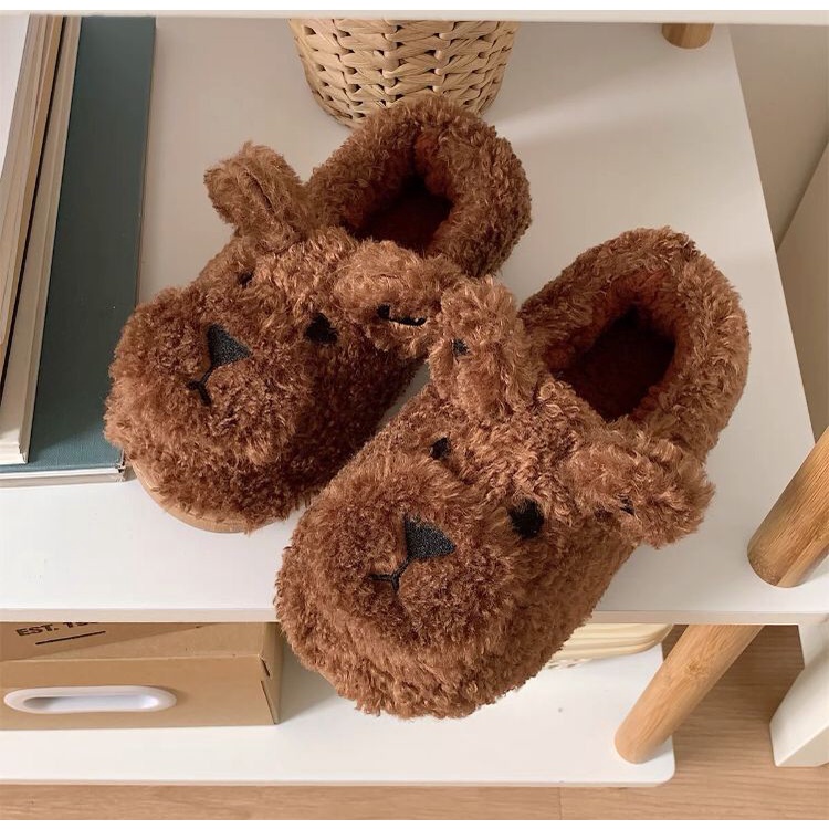 SANDAL RUMAH BERUANG TEDDY BEAR SEPATU KAMAR