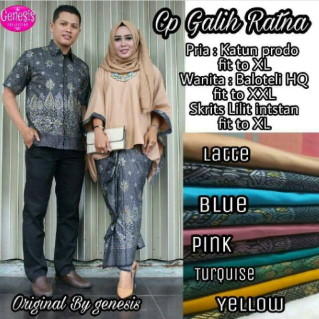 Couple batik galih ratna