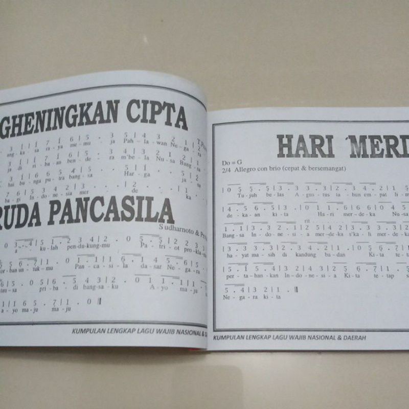 Kumpulan Lengkap Lagu Wajib Nasional &amp; Daerah Indonesia