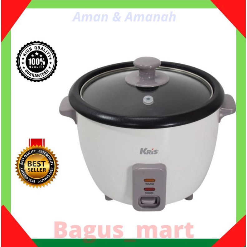 KRIS Rice Cooker 0.3 Ltr - Putih/alat penanank nasi/rice cooker