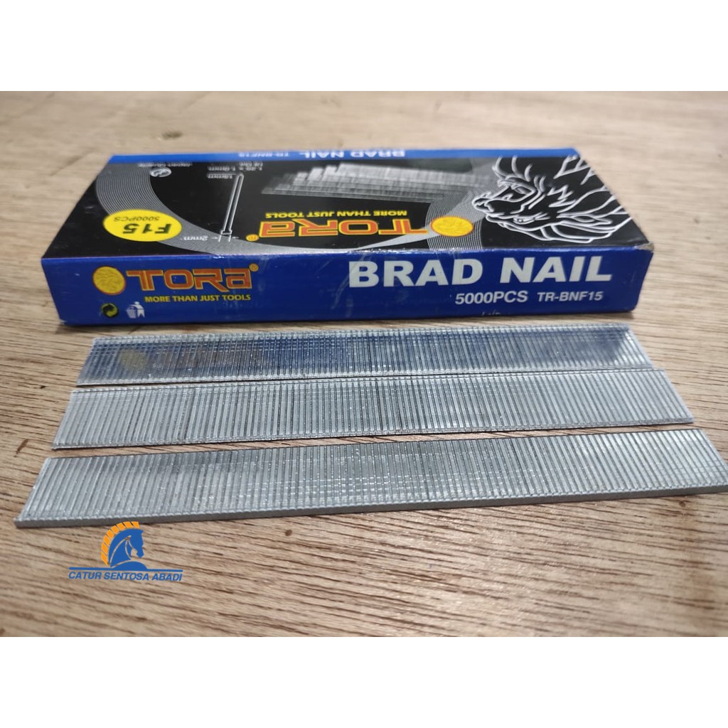 

Isi Paku Tembak F15 BNF15 Brad Finish Nail Air Nailer Refill Staples CSA