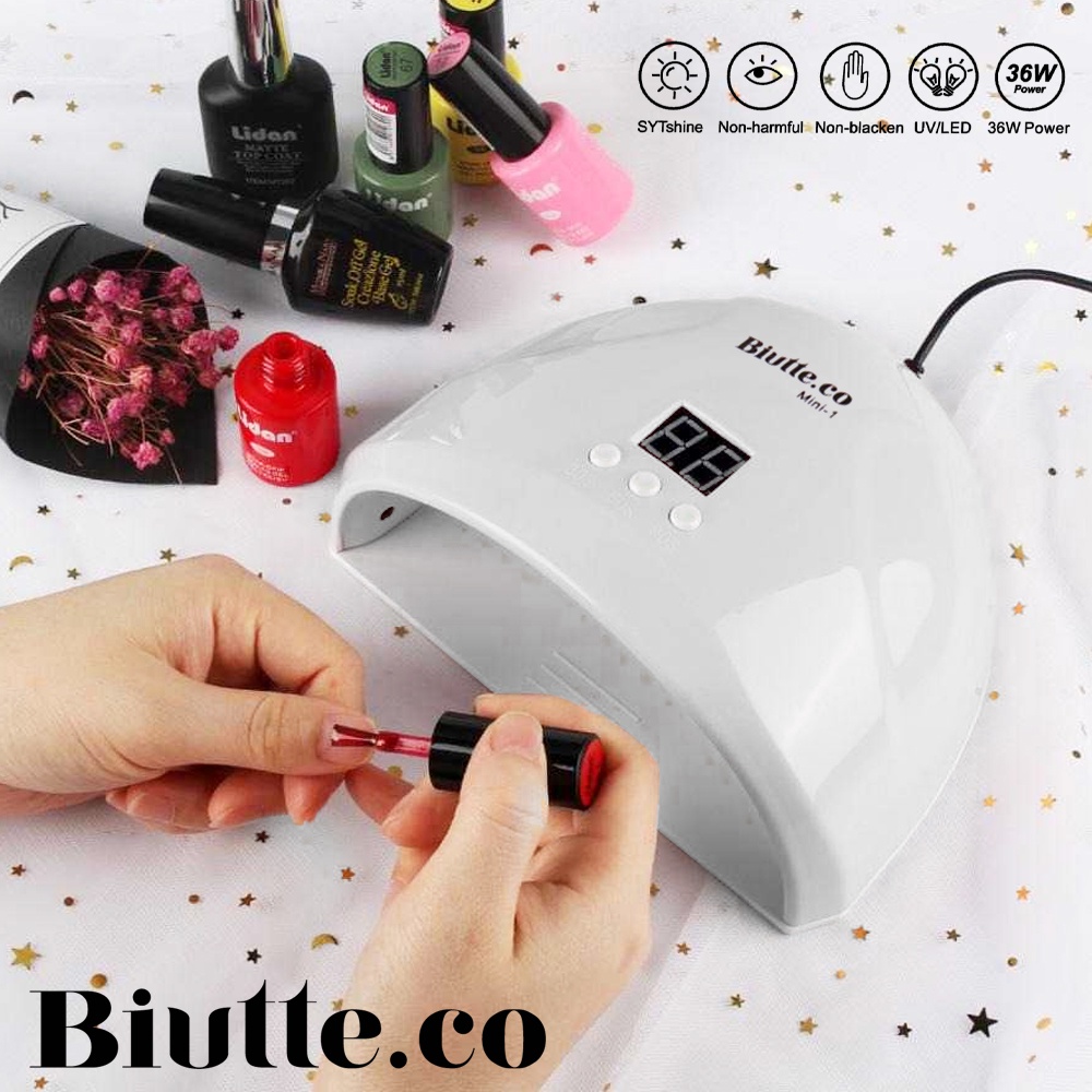 Pengering Kutek Kuku UV LED Nail Dryer 36W - Mini-1 - 7RHR9NWH White