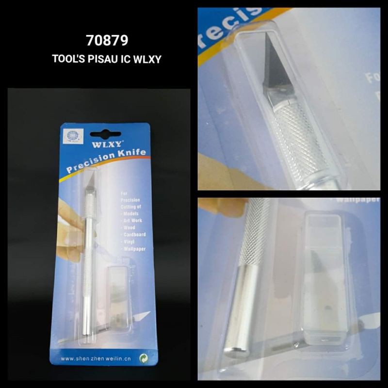 

PISAU IC / Craft Knife Pen Cutter / Pisau Ukir WLXY WL-9309 70879 Art Knife / Craft Pen Cutter
