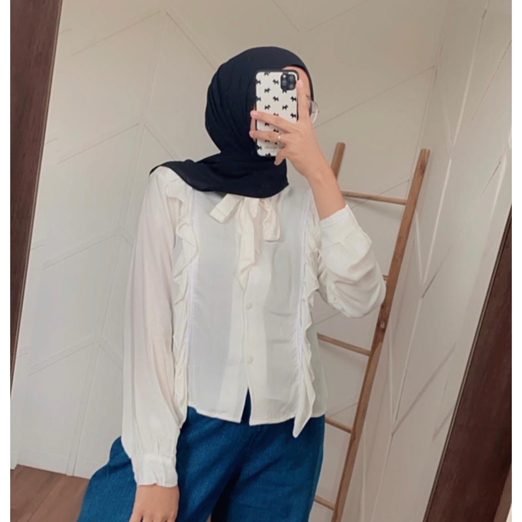 MELVA BLOUSE - blouse korea / korean style / daily blouse / blouse hits / grosir blouse / blouse