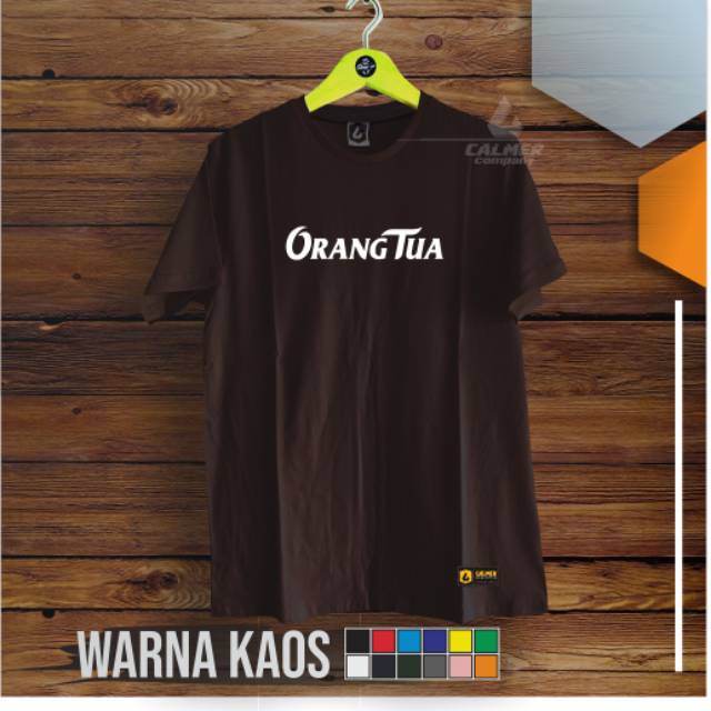 Kaos anggur merah OT Orang Tua
