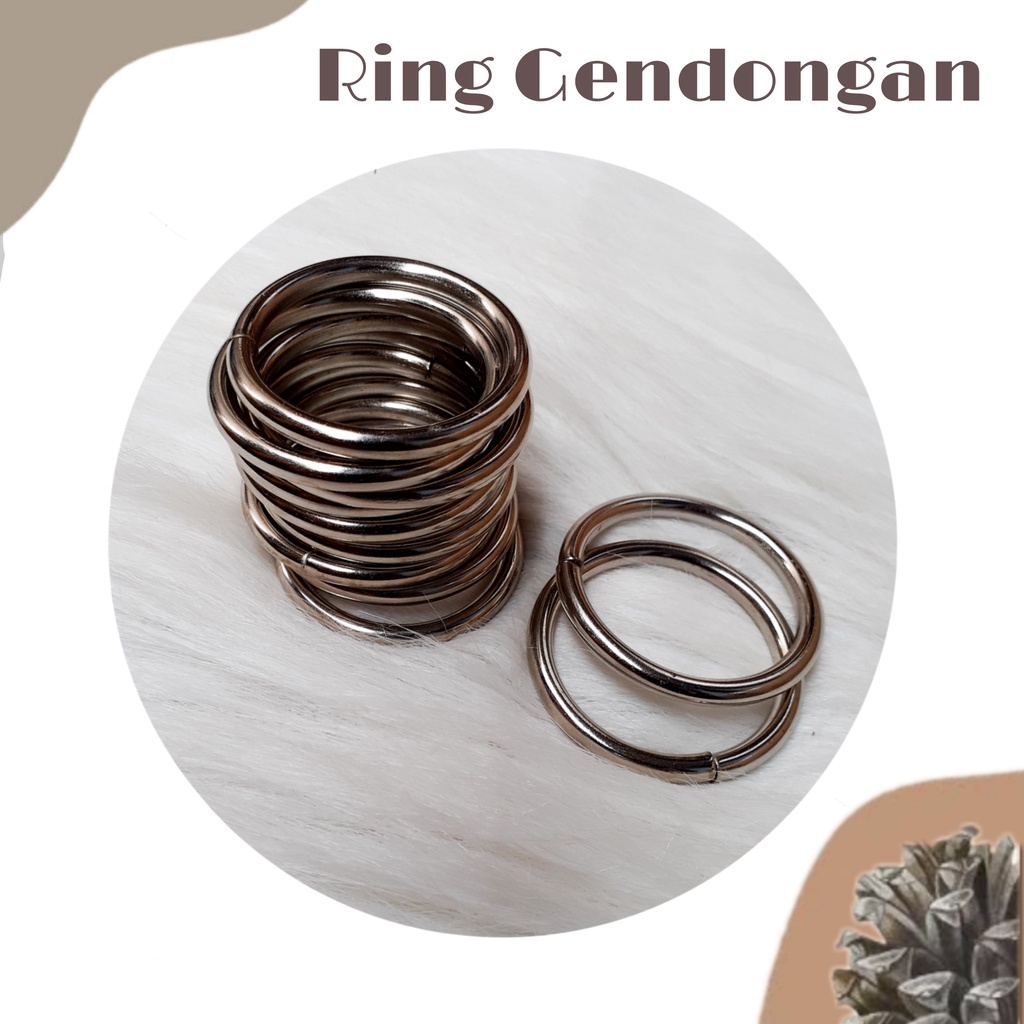 ring gendongan ring besi celah diameter 5 cm dan 7cm