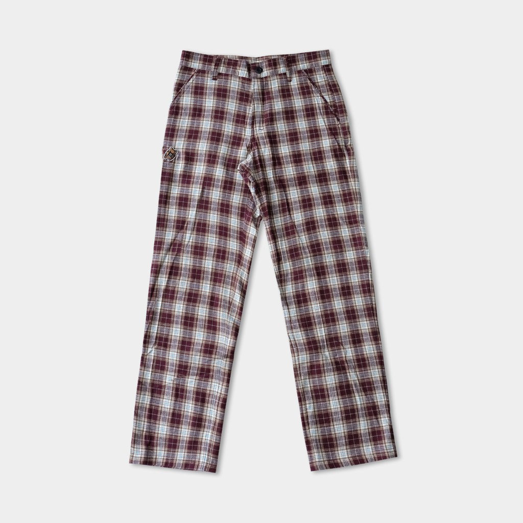 

CRSL Choco Tartan Pants