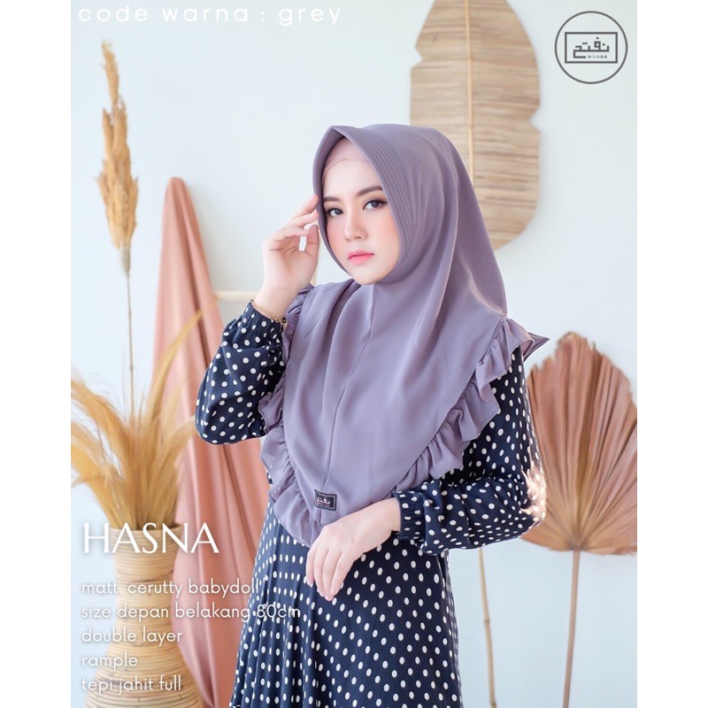 Hijab instant HASNA khimar shiffon cerruti by naftahhijab-1