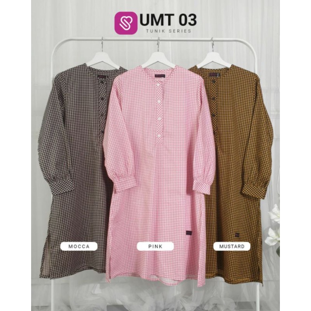 [Reiby] Tunik Premium Adem Katun Jepang Ukhti UMT03 by Ukhti Munira