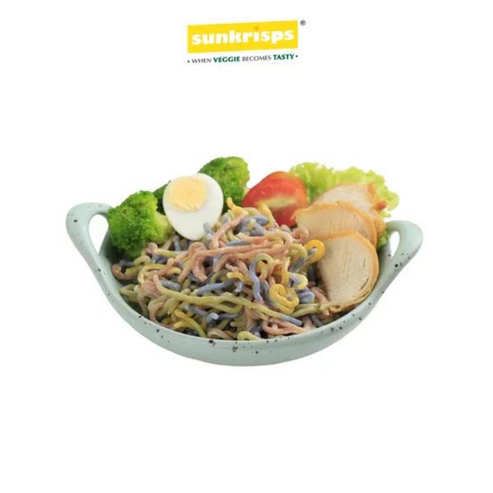 Sunkrisps Rainbow Noodle / Sunkrips Cheese Noodle / Sunkrisp Mie Keju Pelangi / Mi MPASI Anak 1 tahun+ / 45 g