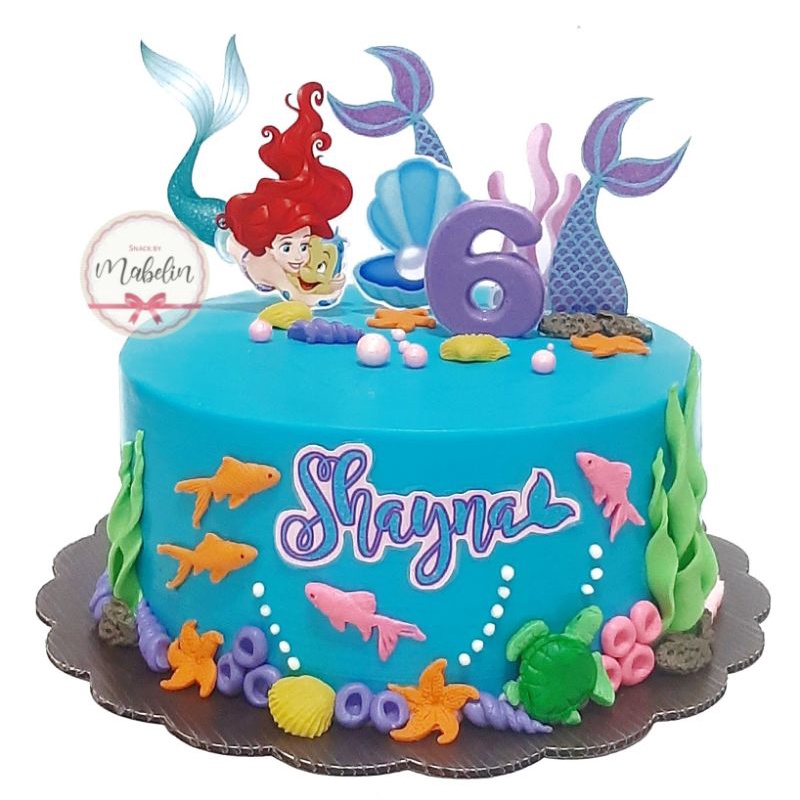 Jual Roti Ulang Tahun / Kue Ultah Anak Mermaid | Shopee Indonesia