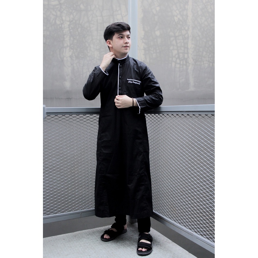 Busana Muslim Baju Gamis Pria Jubah Muslim Remaja Dewasa