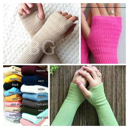 [COD] Handsock Rajut Isi 4 Pasang Campur Manset Tangan