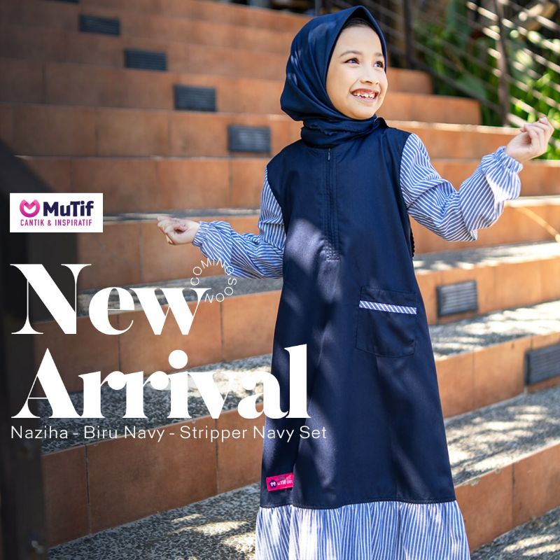 Naziha Biru Navy - Stripper Navy