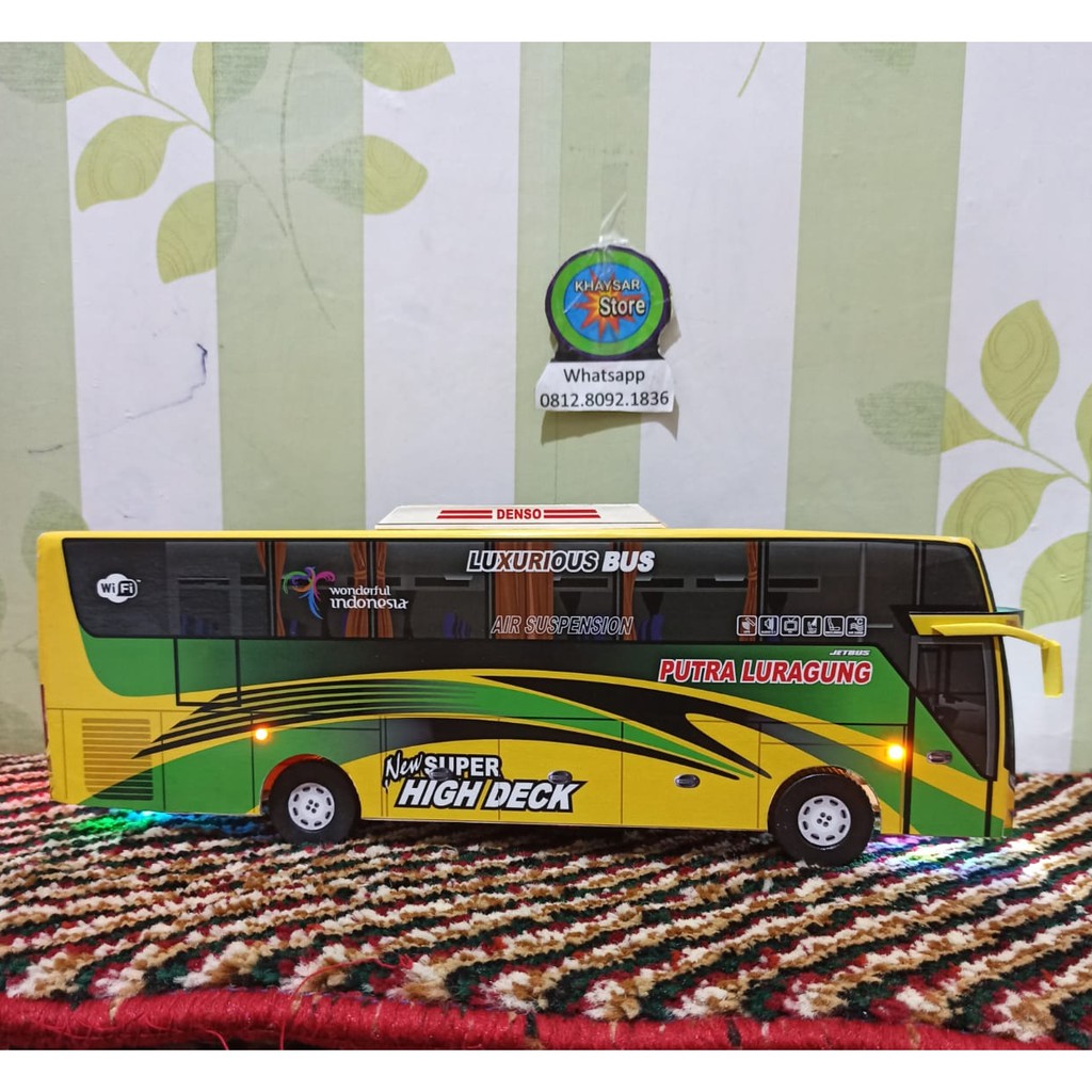 miniatur bus bis luraagung kesepuan shd plus lampu