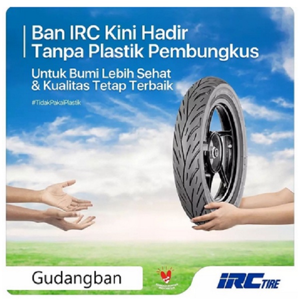 Paket IRC Ecotrax NR96 70 90 17 dan 80 90 17 Tubeless Ban Motor Matic