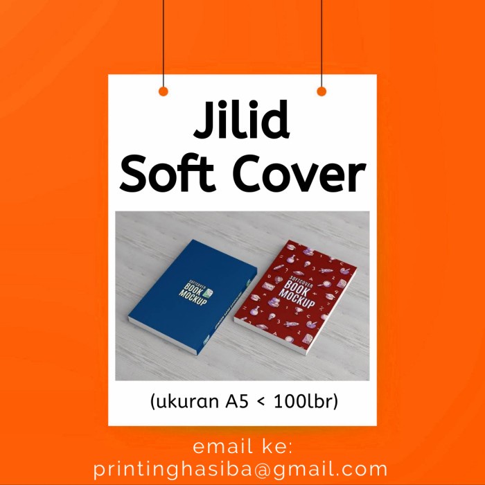 

[RESTOCK] Jilid Soft Cover Buku Ukuran A5