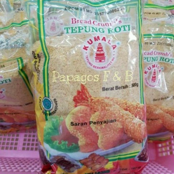 

Tepung Roti Halus Kumala / Bread Crumbs kumala 500 gr / gram