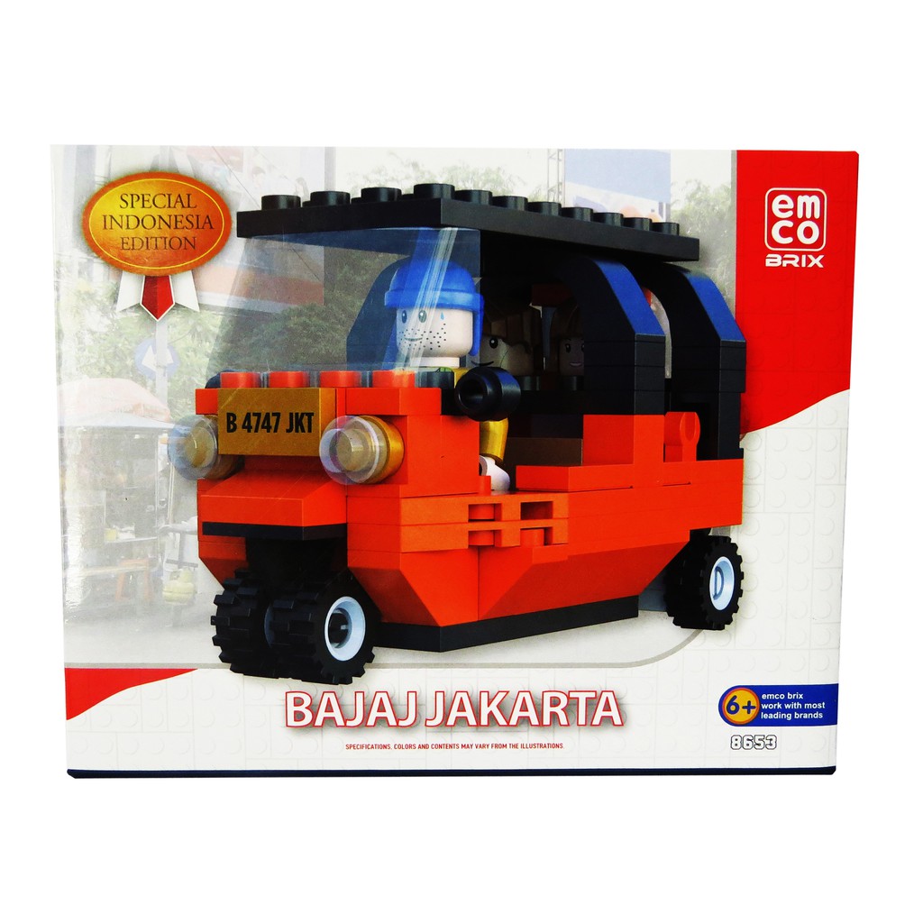 EMCO LEGO Brix Special Edition Indonesia Bajaj Jakarta - Original Baru